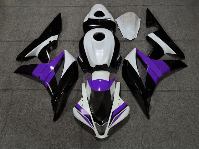 07-08 Noir Blanc & Violet CBR600RR Carénage 07-08 Noir Blanc & Violet CBR600RR Carénage