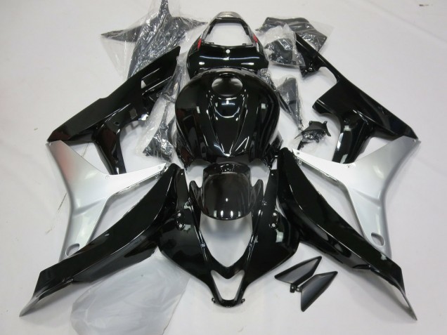 07-08 Noir Brillant & Argent CBR600RR Carénage 07-08 Noir Brillant & Argent CBR600RR Carénage