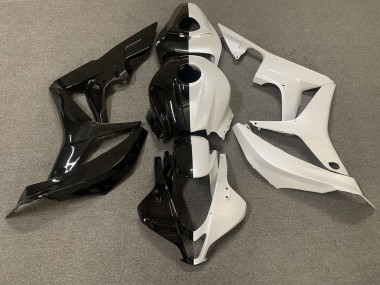 07-08 Noir Brillant / Blanc Divisé CBR600RR Carénage