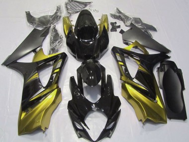 07-08 Noir Brillant & Jaune GSXR 1000 Carénage