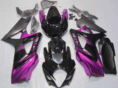 07-08 Noir Brillant & Rose GSXR 1000 Carénage