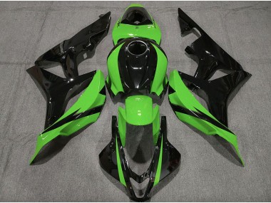 07-08 Noir Brillant & Vert CBR600RR Carénage