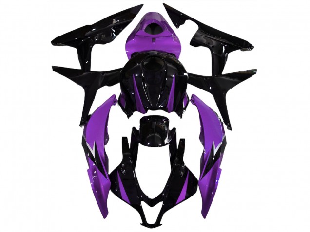 07-08 Noir Brillant & Violet CBR600RR Carénage