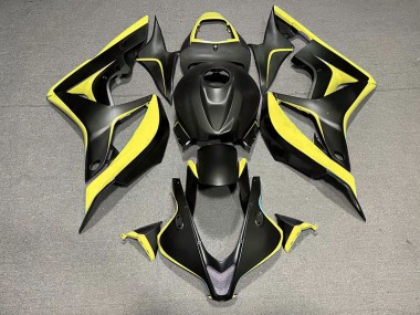 07-08 Noir Mat & Jaune CBR600RR Carénage