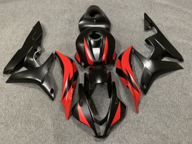 07-08 Noir Mat & Rouge CBR600RR Carénage