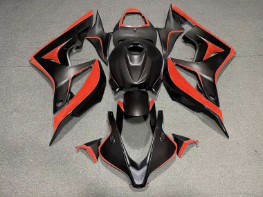 07-08 Noir Mat & Rouge CBR600RR Carénage