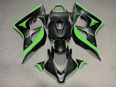 07-08 Noir Mat & Vert CBR600RR Carénage