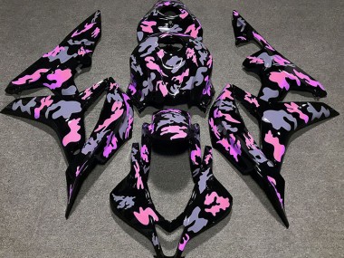 07-08 Rose & Gris Camouflage CBR600RR Carénage