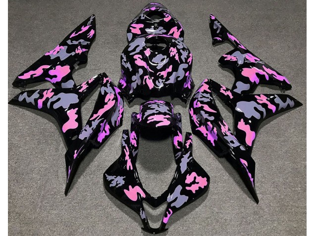 07-08 Rose & Gris Camouflage CBR600RR Carénage