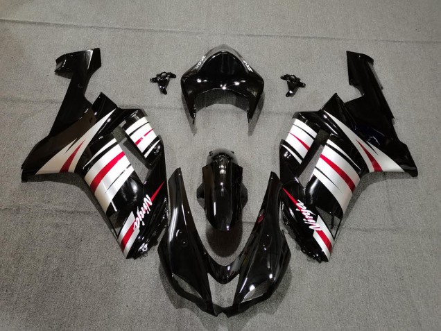 07-08 Rouge Argent & Noir ZX6R Carénage 07-08 Rouge Argent & Noir ZX6R Carénage