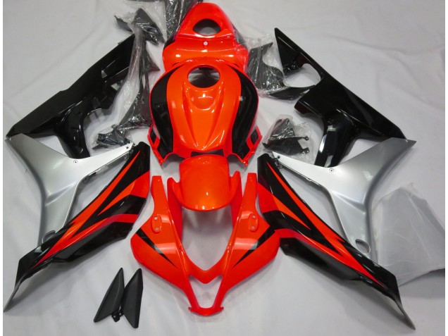 07-08 Rouge Brillant Argent & Noir CBR600RR Carénage