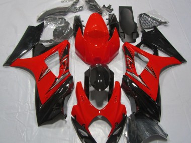 07-08 Rouge Lave & Noir GSXR 1000 Carénage
