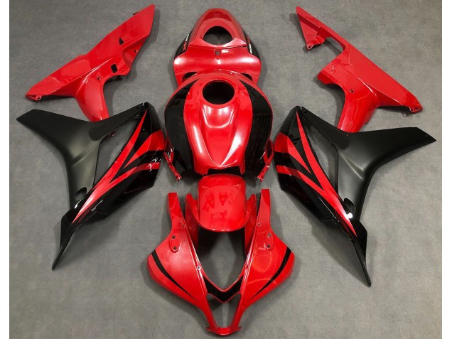 07-08 Rouge Perle & Noir CBR600RR Carénage