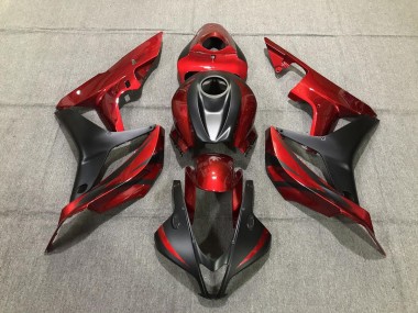 07-08 Rouge Profond & Noir Mat CBR600RR Carénage
