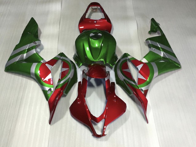 07-08 Rouge & Vert Captain America CBR600RR Carénage