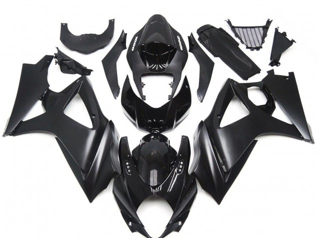 07-08 Slick Noir Mat Personnalisé GSXR 1000 Carénage