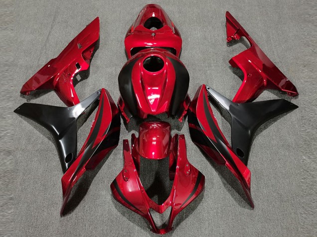 07-08 Style Rouge Foncé OEM CBR600RR Carénage 07-08 Style Rouge Foncé OEM CBR600RR Carénage