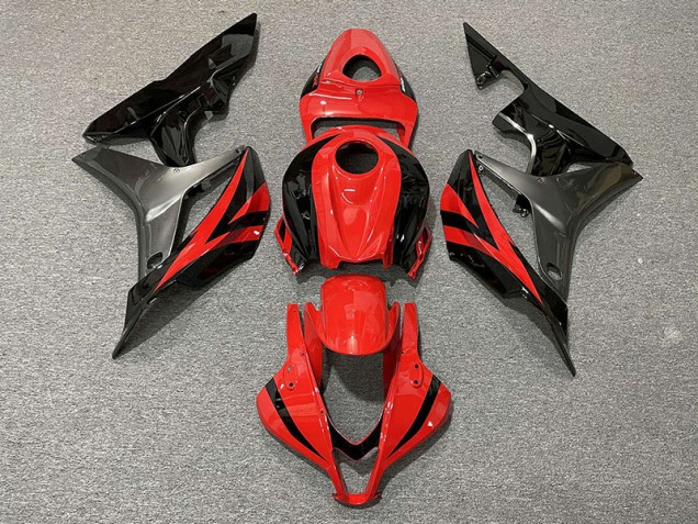 07-08 Style Rouge OEM & Gris CBR600RR Carénage 07-08 Style Rouge OEM & Gris CBR600RR Carénage