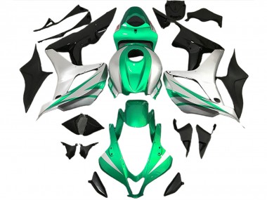 07-08 Style Vert Vif & Argent OEM CBR600RR Carénage