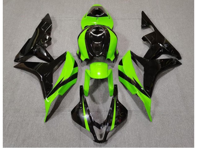 07-08 Vert Lime & Noir CBR600RR Carénage