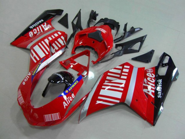 07-14 Alice Rouge Ducati 848 1098 1198 Carénage 07-14 Alice Rouge Ducati 848 1098 1198 Carénage