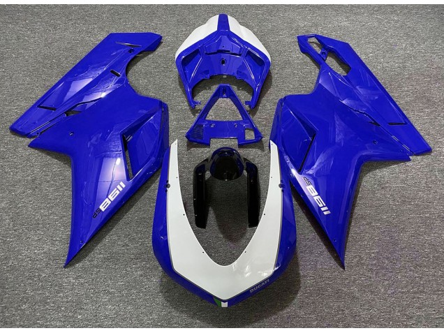 07-14 Bleu Brillant Sp Ducati 848 1098 1198 Carénage 07-14 Bleu Brillant Sp Ducati 848 1098 1198 Carénage