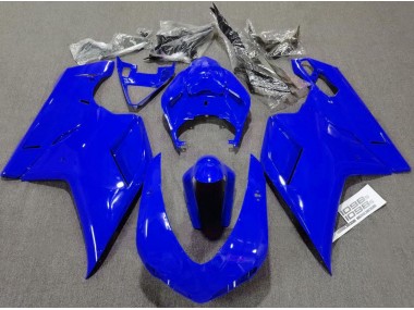 07-14 Bleu Brillant Uni Ducati 848 1098 1198 Carénage
