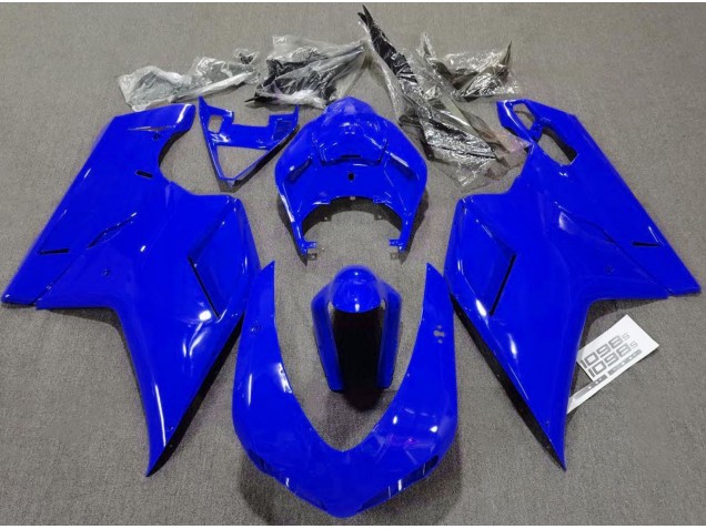 07-14 Bleu Brillant Uni Ducati 848 1098 1198 Carénage