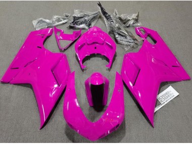 07-14 Rose Brillant Uni Ducati 848 1098 1198 Carénage