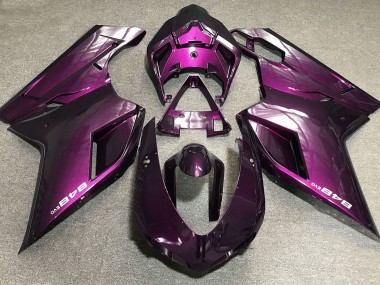 07-14 Rose Profond Ducati 848 1098 1198 Carénage