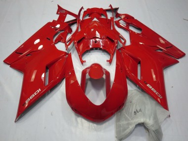 07-14 Rouge 1098 Ducati 848 1098 1198 Carénage