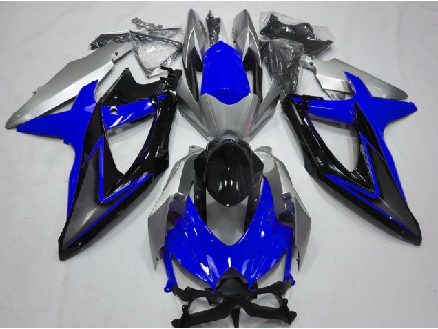 08-10 Bleu & Argent GSXR 600-750 Carénage