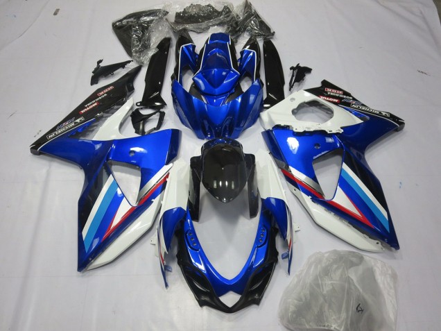 08-10 Bleu Blanc & Rouge GSXR 600-750 Carénage