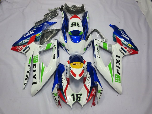 08-10 Fixi Bleu GSXR 600-750 Carénage
