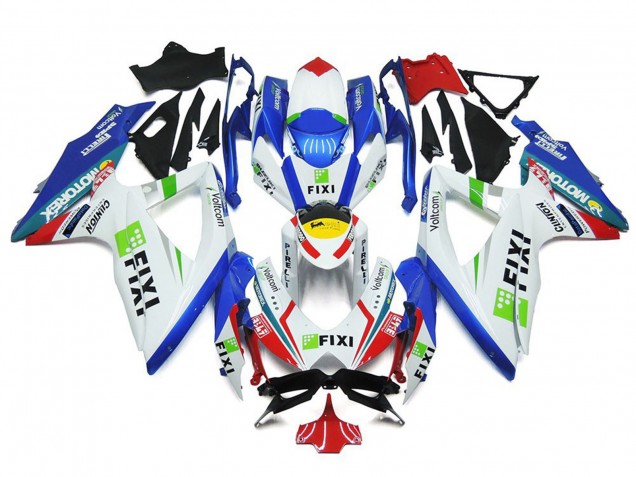 08-10 Fixi Personnalisé GSXR 600-750 Carénage