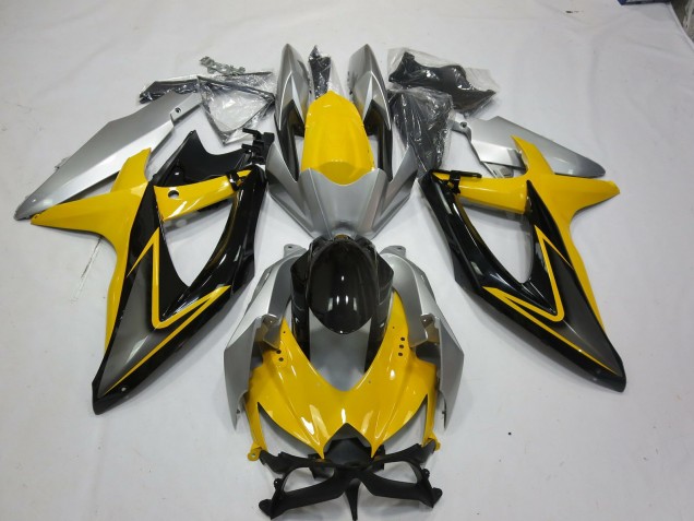 08-10 Jaune Noir GSXR 600-750 Carénage