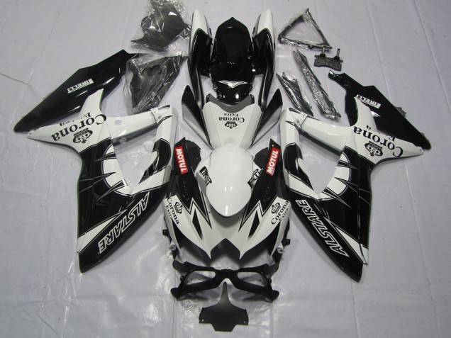 08-10 Noir Corona GSXR 600-750 Carénage