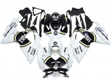08-10 Noir Lucky Strike 79 GSXR 600-750 Carénage