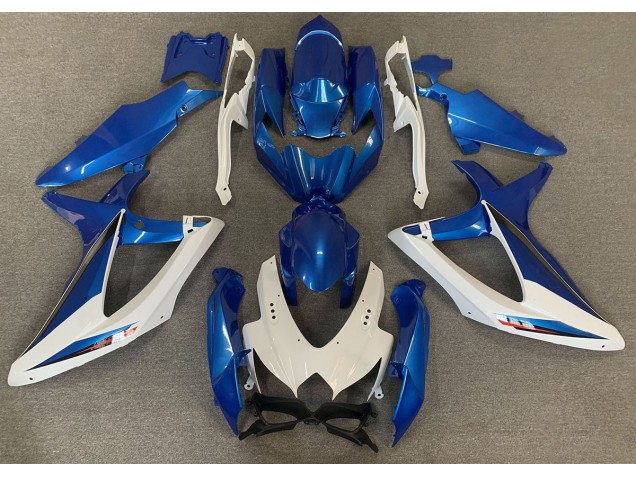 08-10 OEM Style Bleu & Blanc GSXR 600-750 Carénage 08-10 OEM Style Bleu & Blanc GSXR 600-750 Carénage