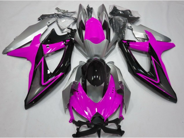 08-10 Rose & Argent GSXR 600-750 Carénage 08-10 Rose & Argent GSXR 600-750 Carénage