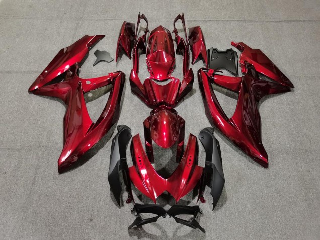 08-10 Rouge Foncé GSXR 600-750 Carénage