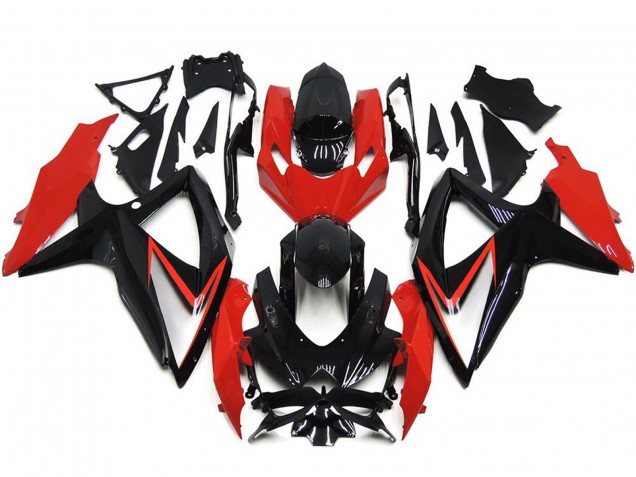 08-10 Style Rouge Personnalisé OEM GSXR 600-750 Carénage