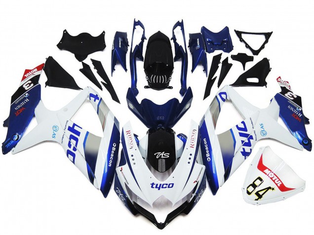 08-10 Tyco Style Personnalisé Brillant GSXR 600-750 Carénage