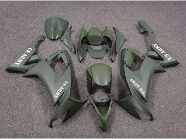 08-10 US Army Vert Mat ZX10R Carénage