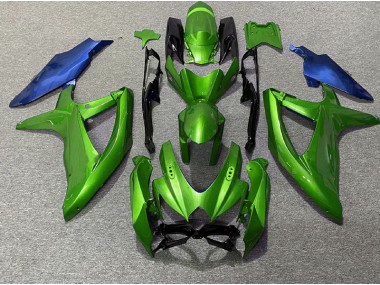 08-10 Vert & Bleu GSXR 600-750 Carénage