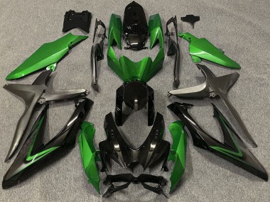 08-10 Vert Brillant & Vert R GSXR 600-750 Carénage