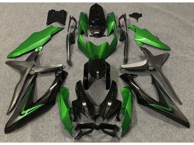 08-10 Vert Brillant & Vert R GSXR 600-750 Carénage
