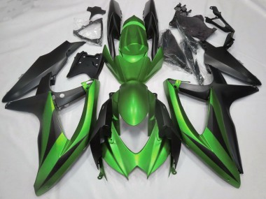08-10 Vert Mat Sans R GSXR 600-750 Carénage