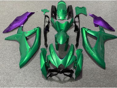 08-10 Vert & Violet GSXR 600-750 Carénage