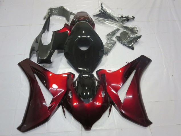 08-11 Rouge Bonbon & Noir CBR1000RR Carénage